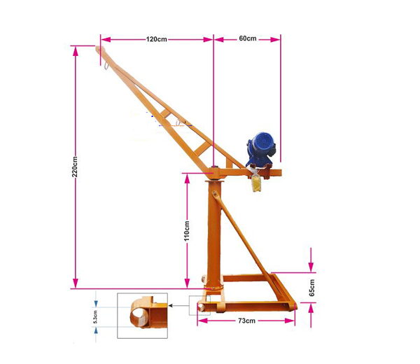 Cẩu Xoay 360 Độ-300kg