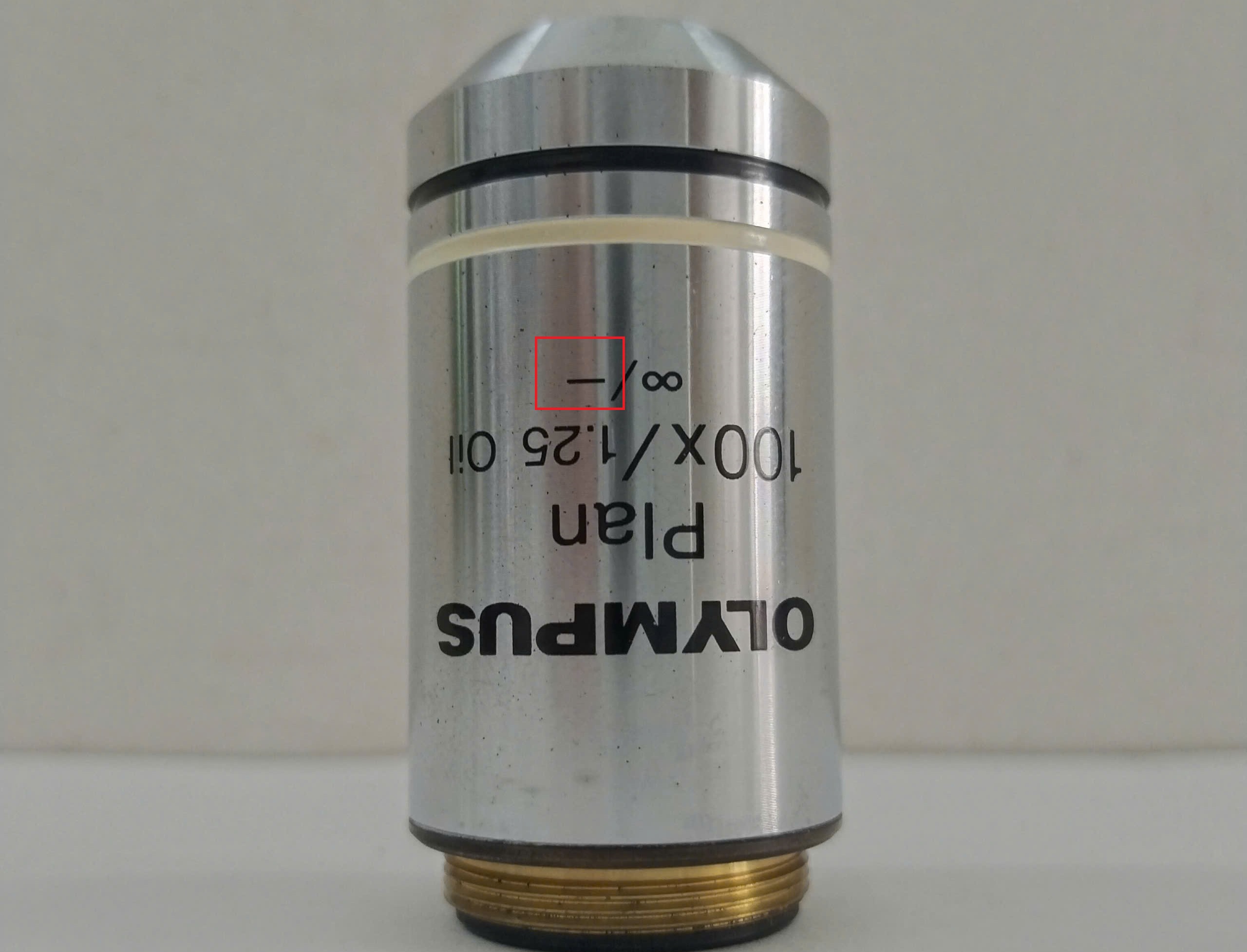 vật kính 100x olympus