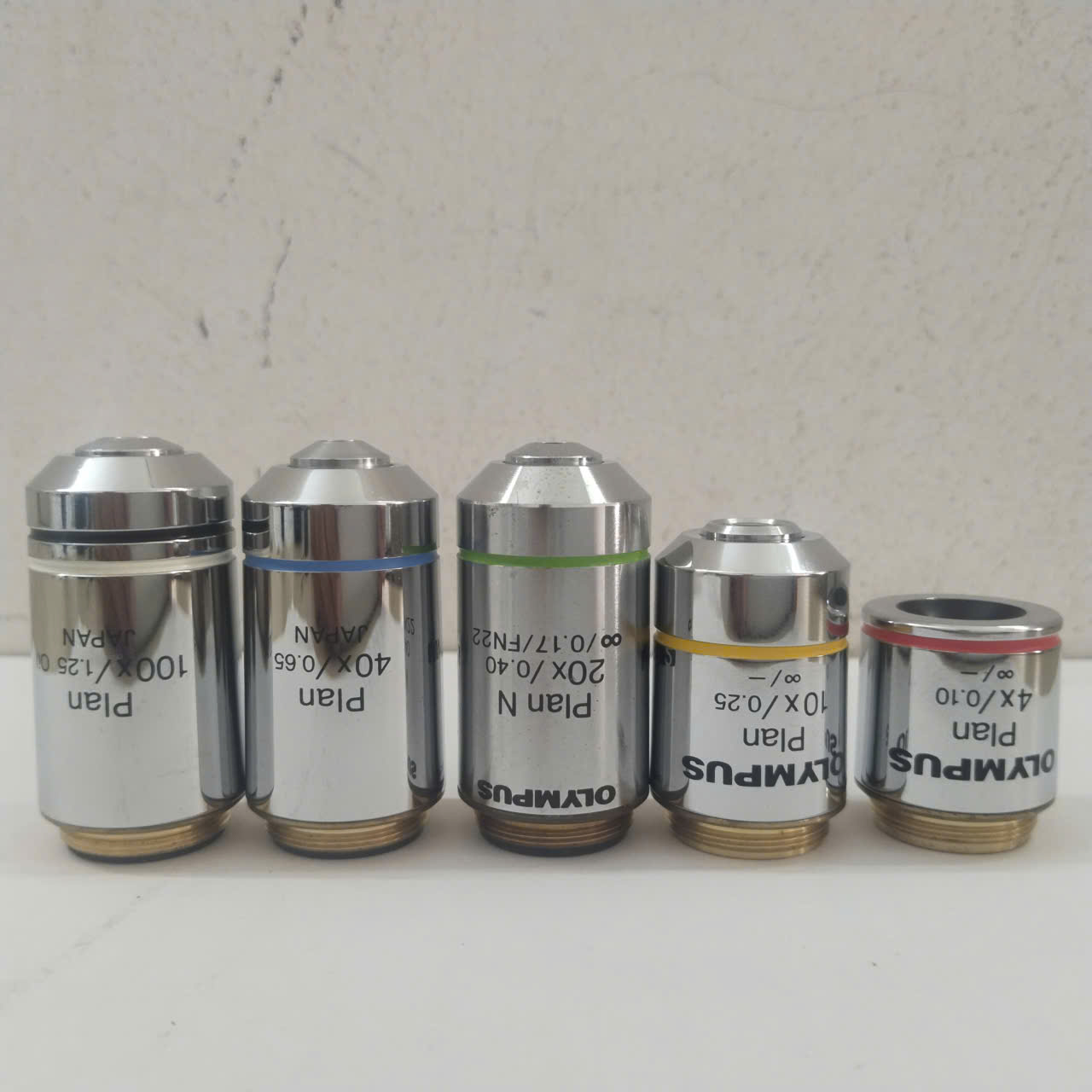 Bộ vật kính hiển vi Olympus Plan