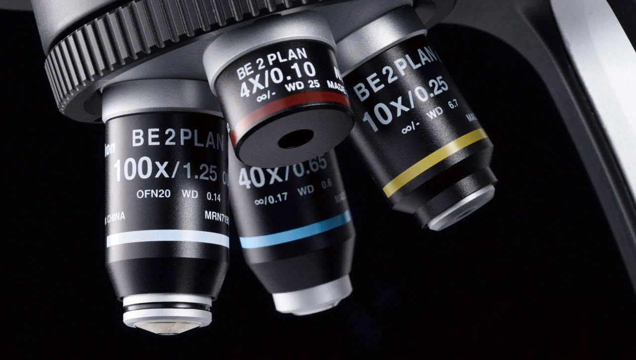 vật kính hiển vi 100x
